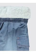 Kız Çocuk Pantolon 2-5 Yaş Açık Mavi - Paket