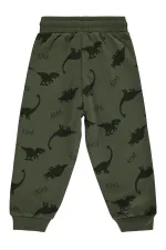 Pantalon de survêtement garçon, 2-5 ans, kaki foncé - Lot