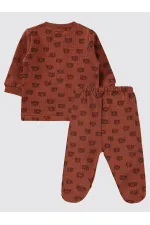 Baby Pajama Set 0-24 Months Brown - Package