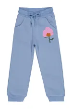 Girl's Tracksuit Bottoms 2-5 Years Blue - Pack
