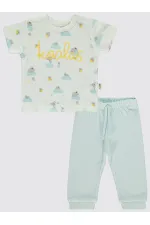 Baby Pajama Set 0-24 Months Blue - Package