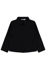 T-shirt garçon, 2-5 ans, noir - Lot