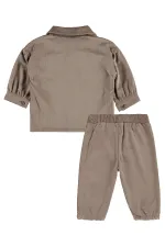 Bebek Takım 0-24 Ay Koyu Vizon - Paket