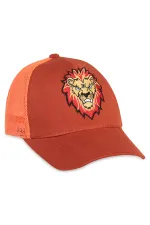 Bonnet garçon, 10-13 ans, couleur terre cuite - Emballage