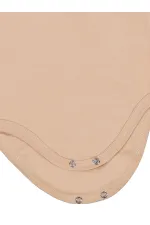 Body bébé à boutons-pression 0-24 mois, couleur café au lait - Emballage