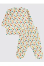 Bebek Pijama Takımı 0-24 Ay Ekru - Paket