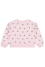 Sweat-shirt pour filles de 2 à 5 ans, couleur poudre - Emballage