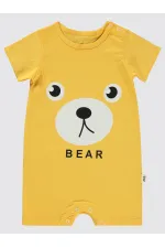 Grenouillères bébé 0-24 mois moutarde - Emballage