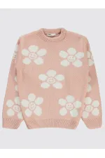 Pull pour fille de 6 à 9 ans, couleur poudre - Emballage