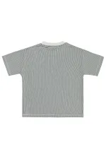 Erkek Çocuk Tişört 6-9 Yaş Açık İndigo - Paket