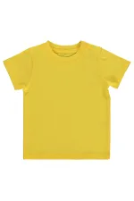 Bebek Tişört Km 0-24 Ay Pastel Sarı - Paket