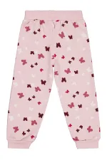 Girl's Tracksuit Bottoms 2-5 Years Old Light Rose - Package