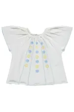 Girls' T-shirt, Ages 6-9, Off-White - Package