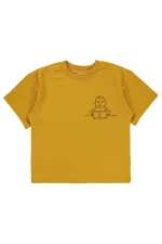 T-shirt garçon 10-13 ans moutarde - Emballage