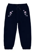 Kız Çocuk Pantolon 2-5 Yaş Koyu Lacivert - Paket