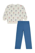 Girls Tracksuit Set 6-9 Years Old Petrol - Package