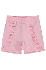 Kız Çocuk Şort 6-9 Yaş Pembe - Paket