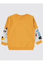 Boy Sweatshirt 2-5 Years Mustard - Pack