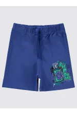 Erkek Çocuk Şort 2-5 Yaş Saks - Paket