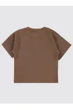 T-shirt garçon marron 2-5 ans - Emballage