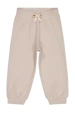 Bas de survêtement garçon 2-5 ans, couleur pierre - Lot