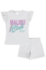 Ensemble pour fille, 6-9 ans, blanc cassé - Emballage