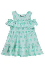 Girls' Jumpsuit and Dress, Ages 2-5, Light Mint - Package