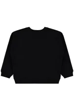 Erkek Çocuk Sweatshirt 6-9 Yaş Siyah - Paket