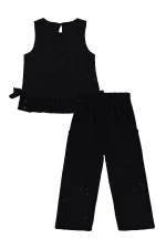 Ensemble d'équipe pour filles de 2 à 5 ans, noir - Emballage