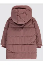 Kız Çocuk Mont 2-5 Yaş Pudra - Paket