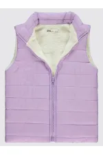 Kız Çocuk Yelek 6-9 Yaş Lila - Paket