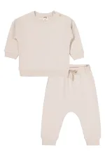 Bebek Takım 0-24 Ay Taş Rengi - Paket