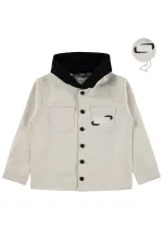 Erkek Çocuk Gömlek 10-13 Yaş Koyu Taş Rengi - Paket