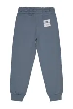 Bas de survêtement garçon 10-13 ans anthracite clair - Emballage