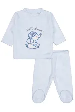 Baby Pajama Set 0-24 Months Blue - Package