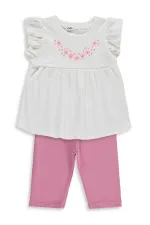 Ensemble d'équipe pour filles de 2 à 5 ans, blanc cassé - Emballage