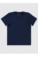 Boys T-Shirt 6-9 Years Old Navy Blue - Pack