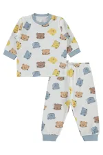 Ensemble pyjama bébé 0-24 mois bleu ciel - Emballage