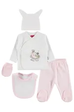 Baby Bodysuit Sets 0-24 Months Pink - Package