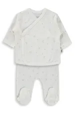 Bebek Zıbın Takımları 0-24 Ay Ekru - Paket