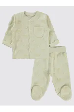 Baby Pajama Set 0-24 Months Stone Color - Pack