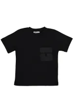 Erkek Çocuk Tişört 2-5 Yaş Siyah - Paket