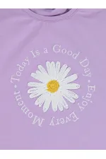 Kız Çocuk Takım 2-5 Yaş Dijital Lavanta - Paket