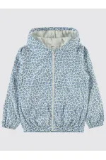 Kız Çocuk Yağmurluk 6-9 Yaş Mavi - Paket