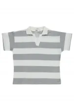 Kız Çocuk Tişört 10-13 Yaş Gri - Paket