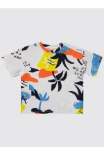 Erkek Çocuk Tişört 6-9 Yaş Beyaz - Paket