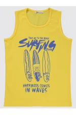 Boys T-Shirt 10-13 Years Yellow - Package