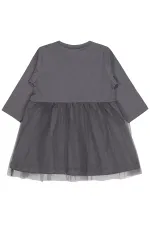 Bebek Jile ve Elbise 0-24 Ay Koyu Gri - Paket