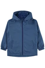 Erkek Çocuk Yağmurluk 6-9 Yaş Petrol - Paket