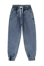 Pantalon bleu glacier pour fille (10-13 ans) - Emballage